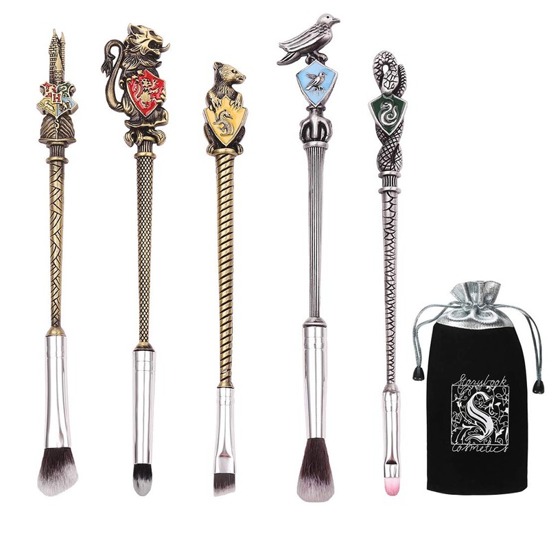 5Pcs Makeup Brushes Set Wizard Wand Cosmetic Brushes Kit Eye