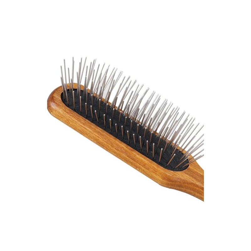 #1 All Systems No Pet Oblong Pin Brush with Wooden