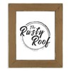 The Rusty Roof-Weathered Everly Nutmeg-Solid Wood Picture Frame-12x12