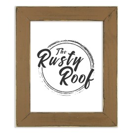 The Rusty Roof-Weathered Everly Nutmeg-Solid Wood Picture Frame-12x12