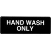 Alpine Industries Hand Wash Only Sign - Durable Quality Self