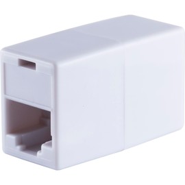 Ativa® RJ45 In-line Network Coupler, White