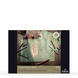 Rembrandt Paper Toned Verona Green 11.7 x 16.5 (A3) 50 Sheets (93080021)