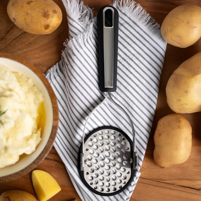 Jeanne Fitz Potato Masher Stainless Steel - Foldable Potato Smasher