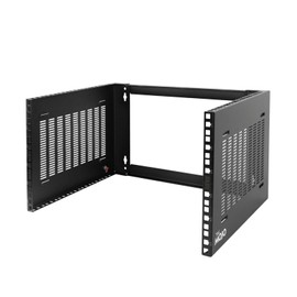Tecmojo 6U Wall Mount Rack,6U Rack 14 inch Depth,19" Network Rack for Shallow Server and IT Equipment, Network Switches,Patch Panel Bracket,110lbs(50kg) Weight Capacity,Black