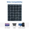 28 Keys Wireless Numeric Keyboard Financial Accounting Office Keyboard BT+USB