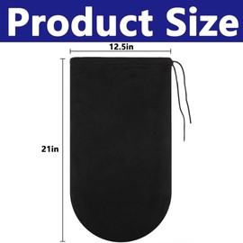 Shupakul 2 Pcs Leg Cast Covers- 21 x 12.5 Inch Adjustable Drawstring Foot Cast Sock Covers- Warm Plaster Stocking Protective for Women Men Foot Leg Ankle Protection