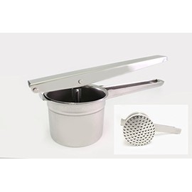 Calder 0541 Nudelstampfer, Stahl, Legierter, Silber/Schwarz