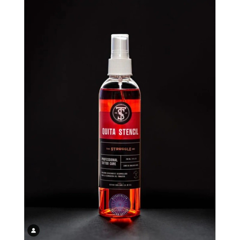 Quita Borra Stencil Devil Red Line Tattoo Boycott 120ml