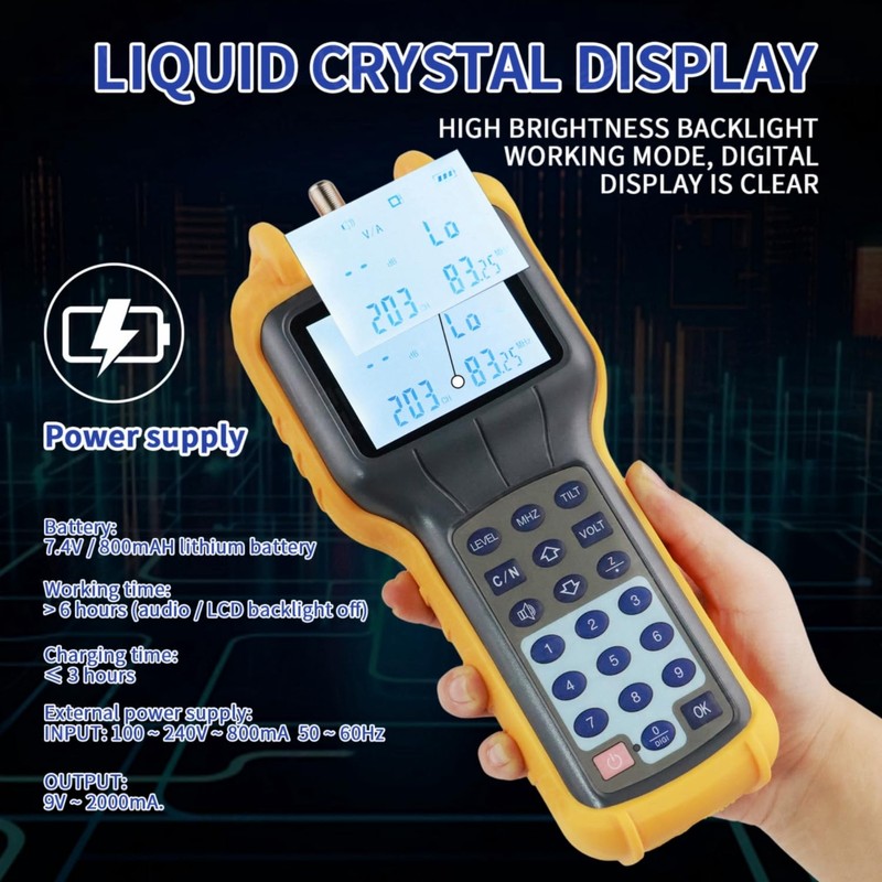 RY S110 Pro CATV Cable Tester - 47-870 MHz Coax