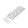 Keyboard Mouse Set 2.4G Wireless 78 Keys USB Thin Etched
