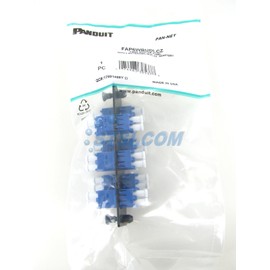 Panduit FAP6WBUDLCZ Fiber Panel w/6 LC Duplex Singlemode Adapters Blue ~STSI