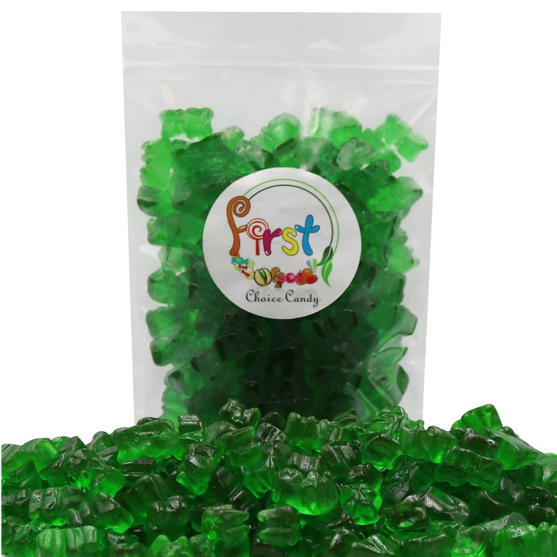 FirstChoiceCandy Gummy Bears (Green Apple, 5 Pound (Pack of 1))