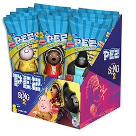 PEZ Candy Sing 2 Dispensers, Individually Wrapped Each with Two Candies, 1.15 pounds, Assorted Fruit, 12 Count