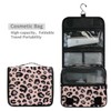 senya Hanging Travel Toiletry Bag Leopard Kit Makeup Case Cosmetics