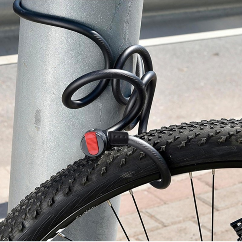 Edward Tools Bike Lock with Keys - Heavy Duty 12mm