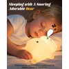 MQFORU Night Light Kids, Snoring Bear Night Light for Kids