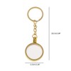 JOYKK 27 mm Commemorative Coin Holder Key Ring Locket Souvenir