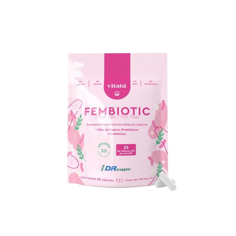 Vitatú | Fembiotic Probióticos para Mujer | Prebióticos + Probióticos
