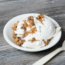 TR Toppers Chopped Brown & Haley Almond Roca Topping (select size below) - Almond Roca Topping - 10 lb.