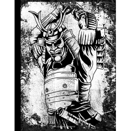 Retro Samurai Book For Kids Japanese Warrior Martial Arts Composition Notebook: Japanese Samurai Gifts