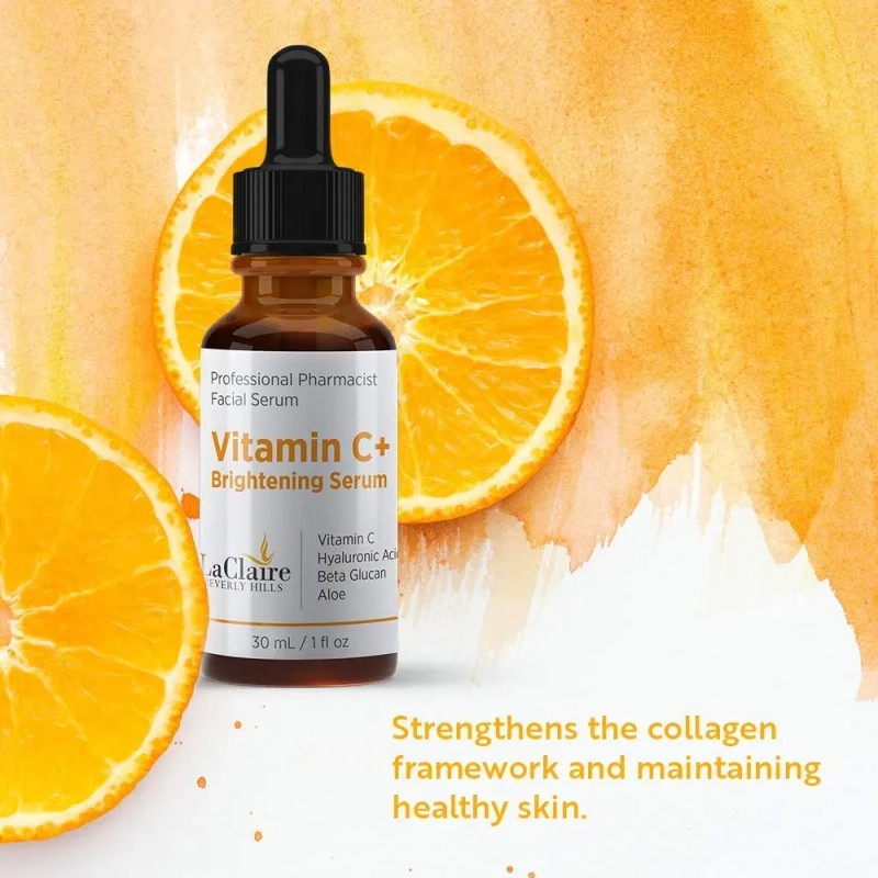Laclaire Vitamin C Serum For Face With Hyaluronic Acid Anti