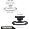 percha de ropa para reposacabezas de coche, 3 en 1,