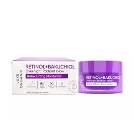 LUXE ORGANIX Retinol + Bakuchiol Overnight Lifting Moisturizer 50g