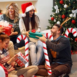 3pcs 35 Inch Inflatable Christmas Candy Cane for Christmas Decorations, Outdoor Holiday Decorations by QIFU