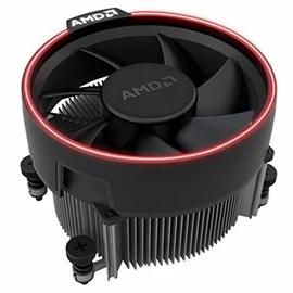 A M D Wraith Spire RGB LED Light Socket AM4 4-Pin Connector CPU Cooler with Copper Core Base & Aluminum Heatsink & 3.81-Inch Fan