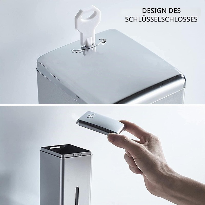 No Drill Manual Press Head Wall Mounted Soap Dispenser, Shower
