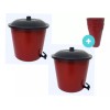 Macoll Bote Dispensador Con Llave Plástico Resistente 14l (2 Pzas)