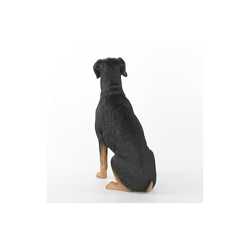 Conversation Concepts Doberman Dog Figurine Black Uncropped