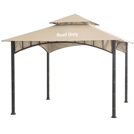 JANCANOPY Replacement Canopy Top Cover for The Summer Breeze Frame D-GZ136PST-N, Light Beige