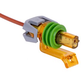 ACDelco GM Original Equipment PT1428 1-Way Female Natural Colored Multi-Purpose Pigtail , Orange