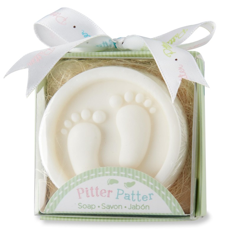 Kate Aspen Pitter Patter Soap, White