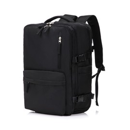 RMW Cabin Bags 40x20x25 for Ryanair Underseat Carry-ons Waterproof Hand Luggage Bag Travel Backpack Cabin Size Underseat Cabin Bag Anti-Theft Pocket Office Daypack School Bag (Black)