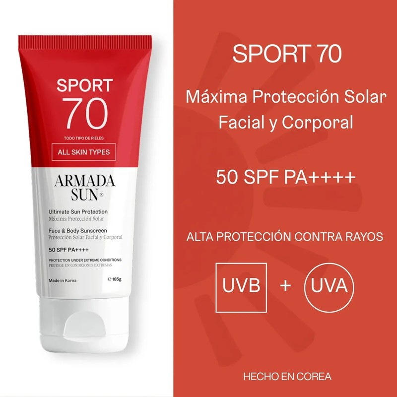 Armada Sun Sport 70 Protector Solar SPF 50 185g