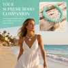 BERYOHZ Beaded Charm Pendant Necklace for Women Seashell Boho Starfish