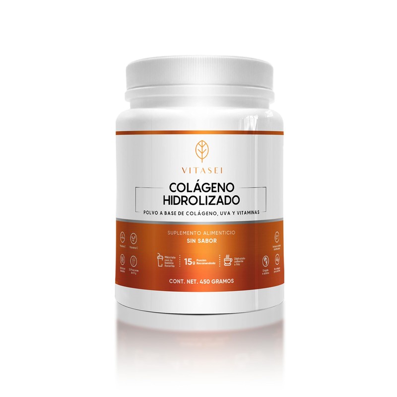 Vitasei Colágeno Hidrolizado en Polvo con Péptidos y Resveratrol, Coco
