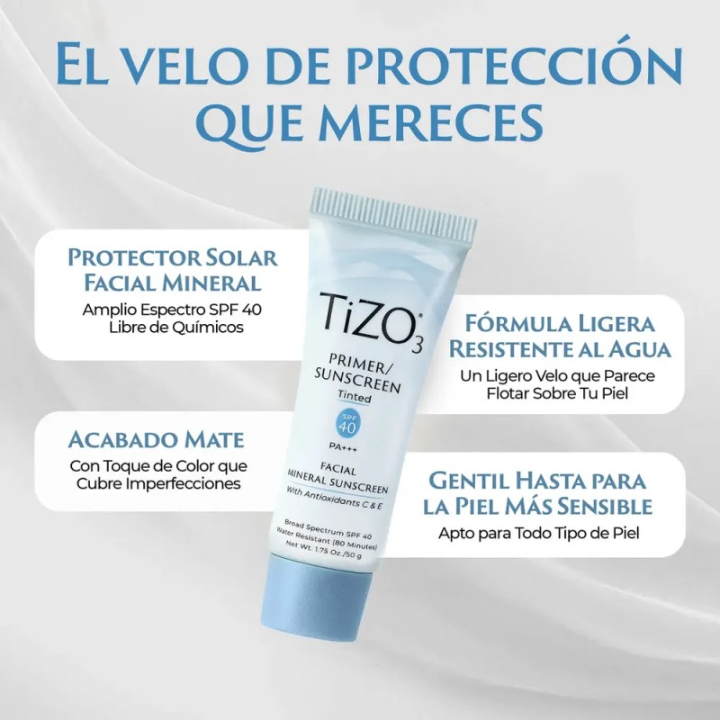 Tizo 3 Protector Solar Facial Mineral Con Color Skin Care