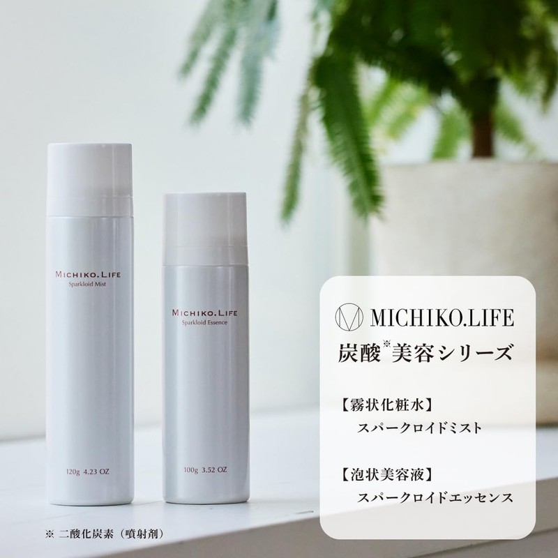 MICHIKO.LIFE Sparkroid Mist 4.2 oz (120 g) (Carbonated Mist), Produced