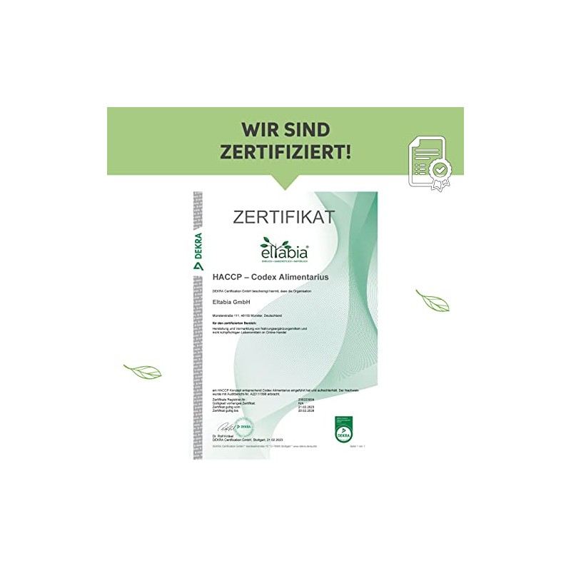 eltabia Gerstengras Pulver gemahlen 1000g | Gerstengraspulver in Premium Rohkost-Qualit?t
