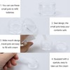 Travel Sample Pots Empty Cosmetic Jars 5ml Clear Cream Container