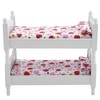 1:12 Doll House Mini Furniture Children Bedroom Model Bunk Bed