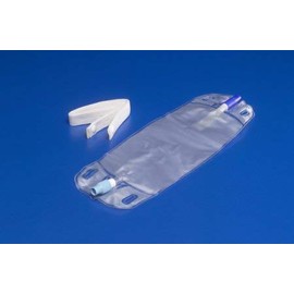 Urinary Leg Bag Dover Anti-Reflux Valve 500 mL Vinyl