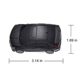 for Honda Key Fob Cover Key Shell Upgraded Version with lamp, Compatible with Honda Accord Civic CRV Pilot Odyssey Passport Smart Remote Key - Black