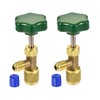sourcing map Self-sealing Can Tap Valve 1/4 SAE 7/16-28 UNEF