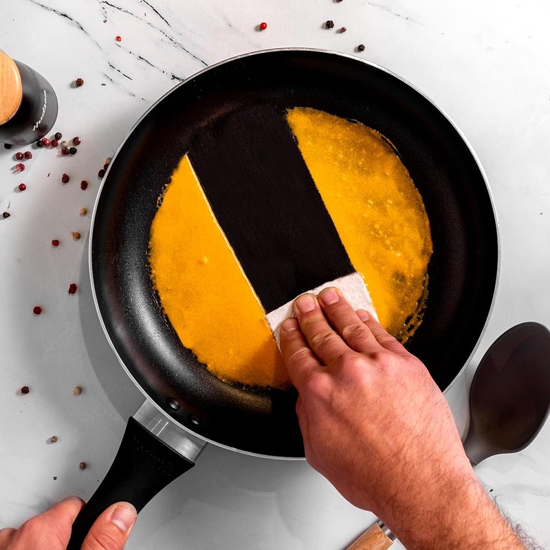 Hudson Frying Pan 11 in Aluminium Black Non-Stick Layer