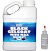 Fiberglass Supply Depot Black Gelcoat With Wax Gallon with 60cc